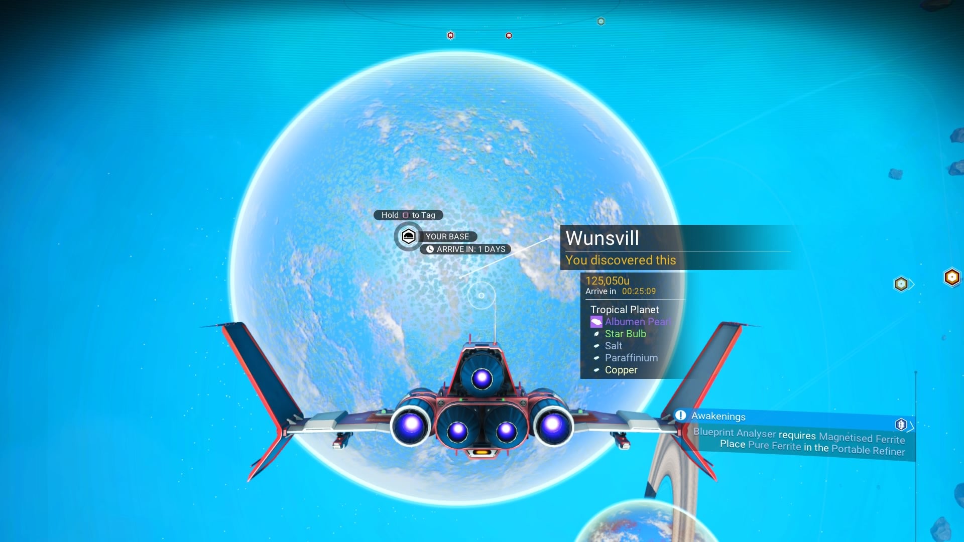 No Man's Sky NEXT Where to find Chromatic Metal, Pure Ferrite, Sodium